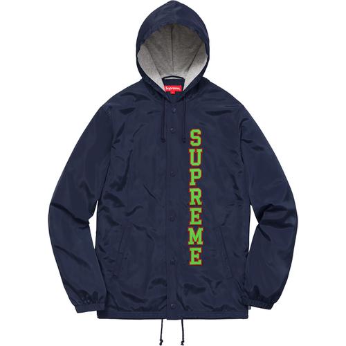 Details on Vertical Logo Hooded Coaches Jacket None from spring summer
                                                    2017