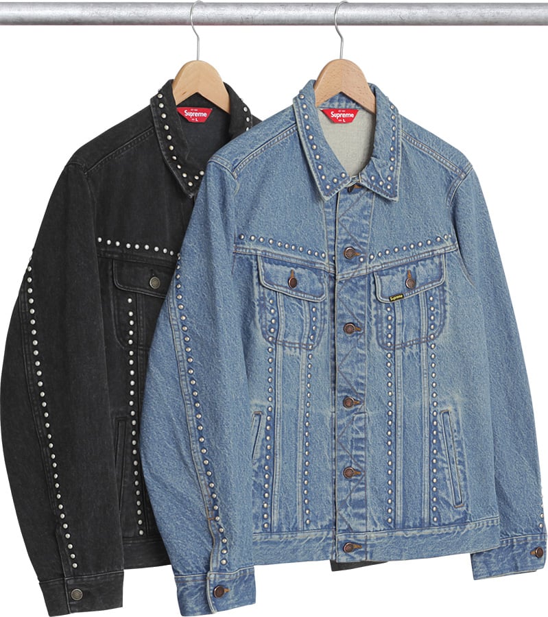 Studded Denim Trucker Jacket - spring summer 2017 - Supreme