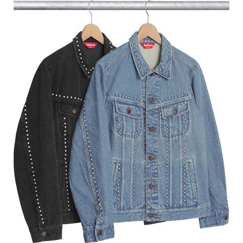 Supreme Studded Denim Trucker Jacket for spring summer 17 season