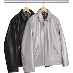 supreme schott leather overcoat