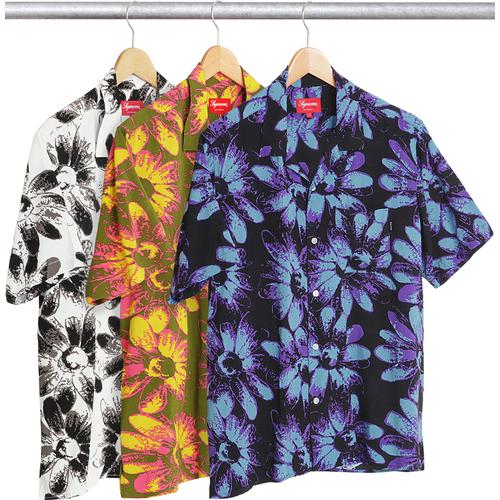 Supreme Daisy Rayon Shirt released during spring summer 17 season
