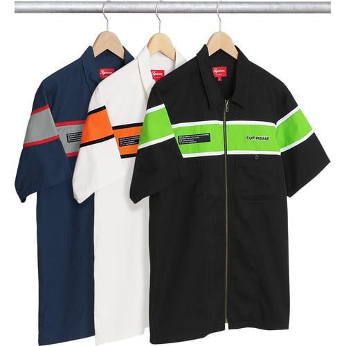 Supreme S S Zip Up Work Shirt releasing on Week 7 for spring summer 2017