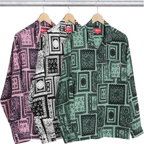 Supreme Laces Rayon Shirt for spring summer 17 season