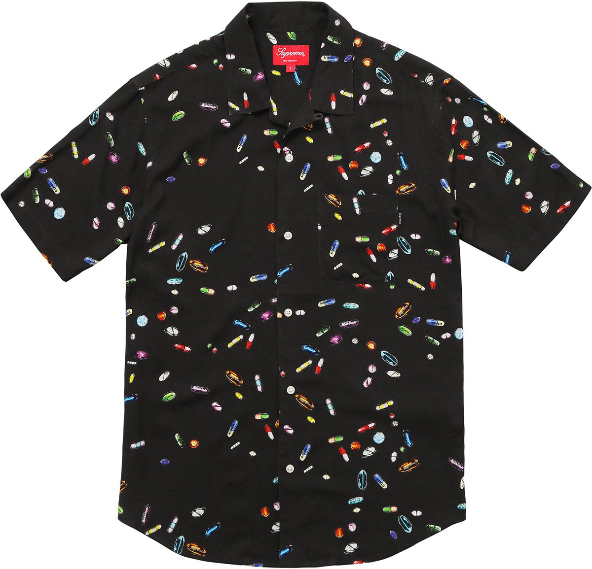 Pills Rayon Shirt - spring summer 2017 - Supreme