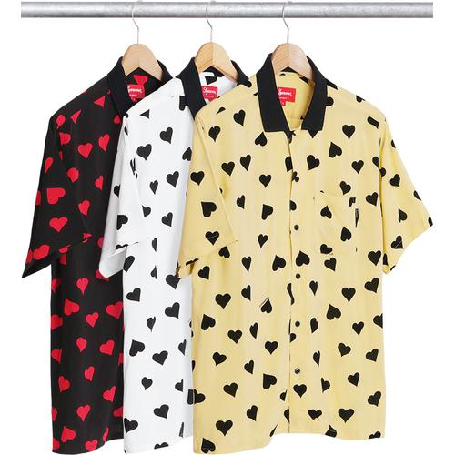 Supreme Hearts Rayon Shirt released during spring summer 17 season