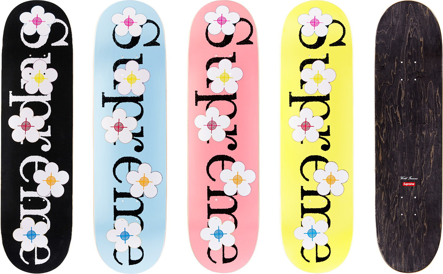 Flowers Skateboard - Supreme Community