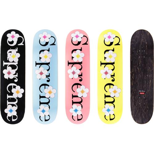 Supreme Flowers Skateboard for spring summer 17 season