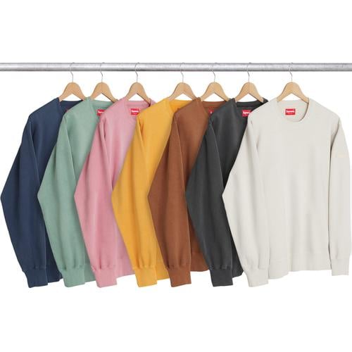 Supreme Overdyed Crewneck released during spring summer 17 season