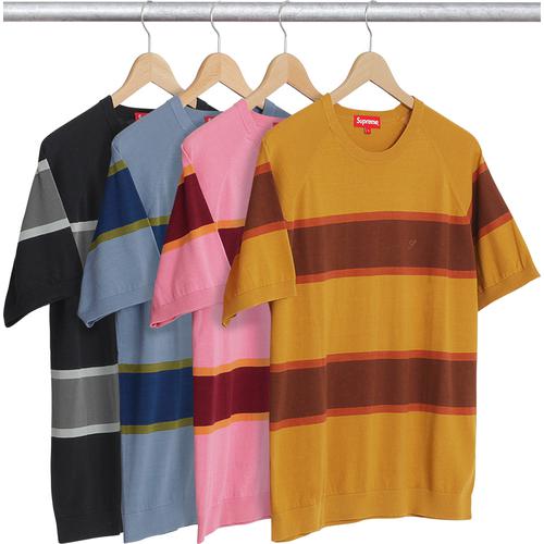 Supreme Knit Stripe S S Raglan Top released during spring summer 17 season