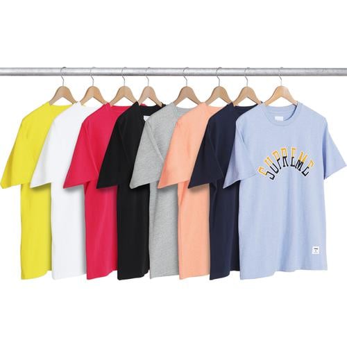 Supreme Curve Logo Tee releasing on Week 4 for spring summer 2017