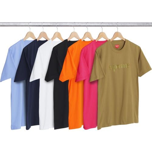 Supreme Overlap Tee released during spring summer 17 season