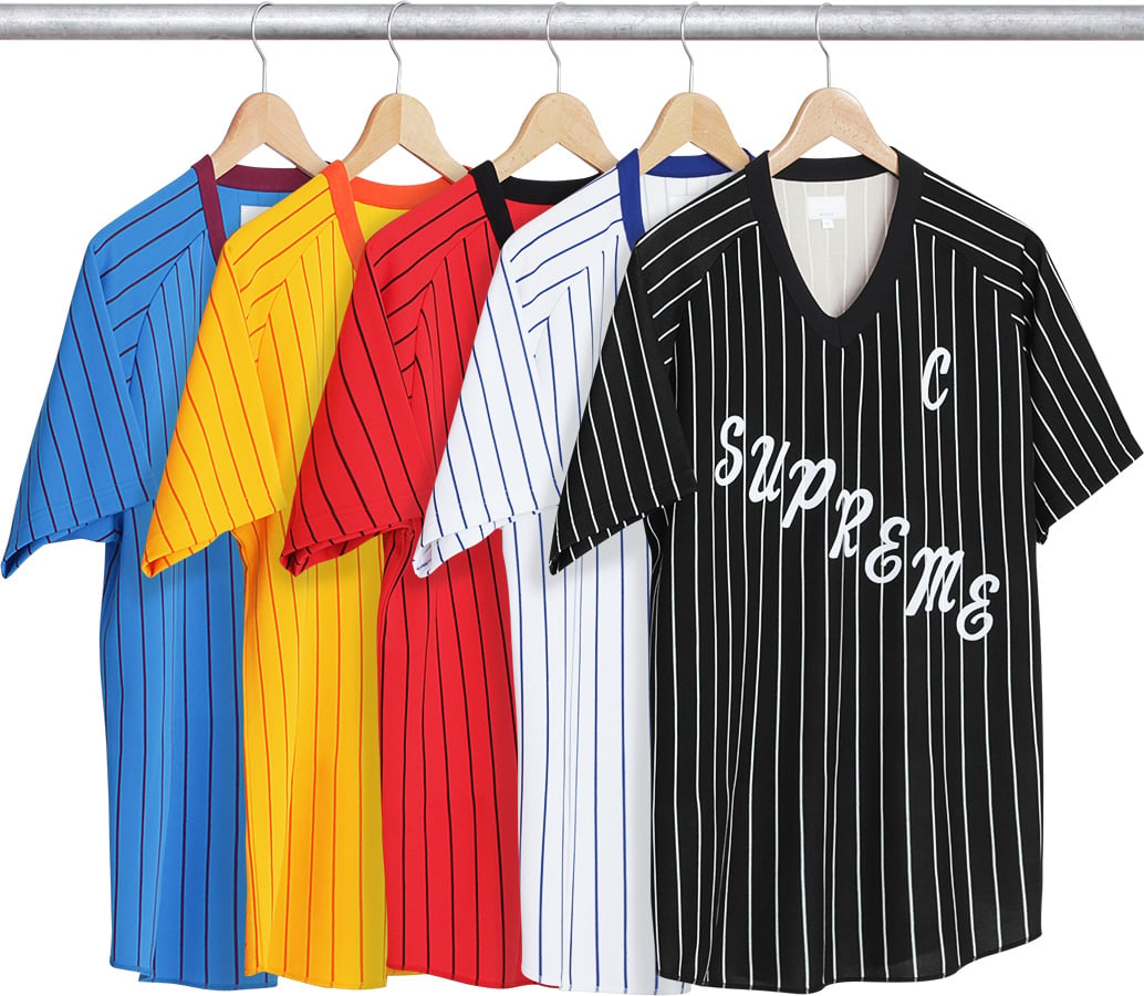 supreme ad baseball jersey
