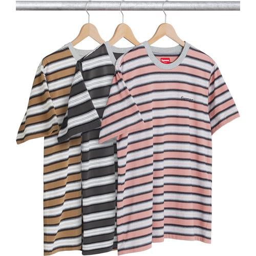 Supreme Shadow Stripe Tee for spring summer 17 season