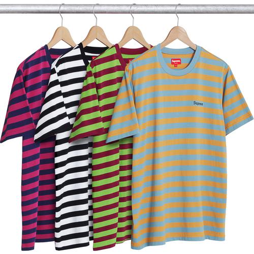 Supreme Bar Stripe Tee for spring summer 17 season