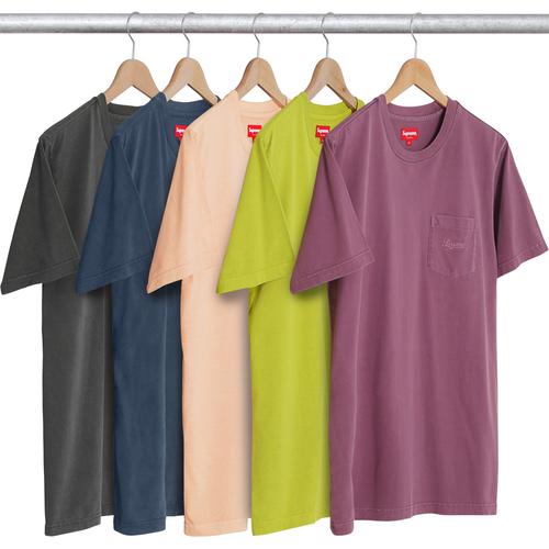 Supreme Overdyed Pocket Tee released during spring summer 17 season