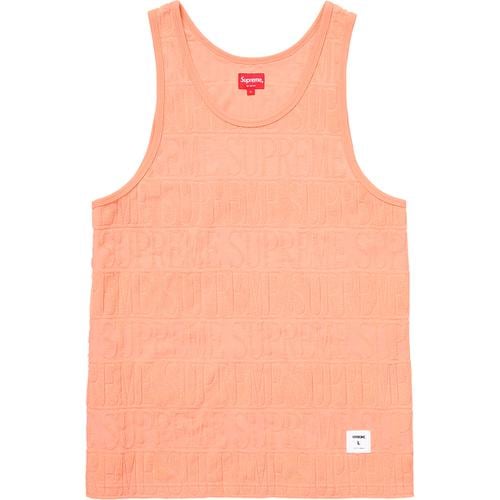 Details on Logo Stripe Terry Tank Top None from spring summer
                                                    2017 (Price is $78)