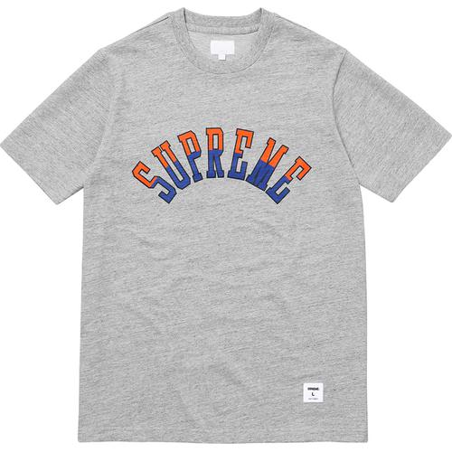 Supreme Curve Logo Tee (SS17) - $72