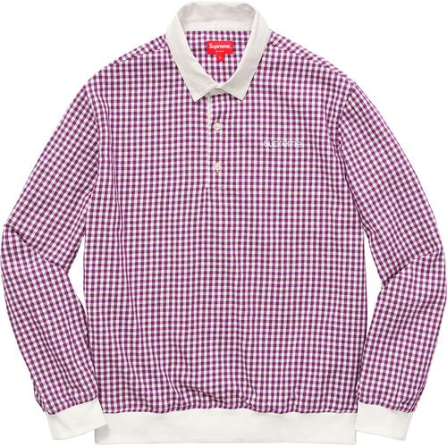 Details on Gingham L S Polo None from spring summer
                                                    2017 (Price is $118)
