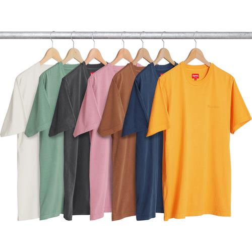 Supreme Overdyed Tee released during spring summer 17 season