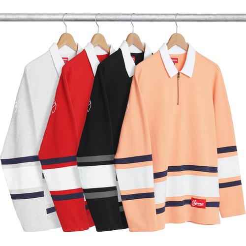Details on Half Zip Rugby from spring summer
                                            2017 (Price is $118)