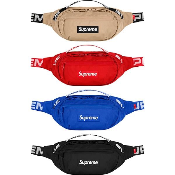 Supreme Waist Bag (SS18) Red  Supreme bag, Bags, Waist bag