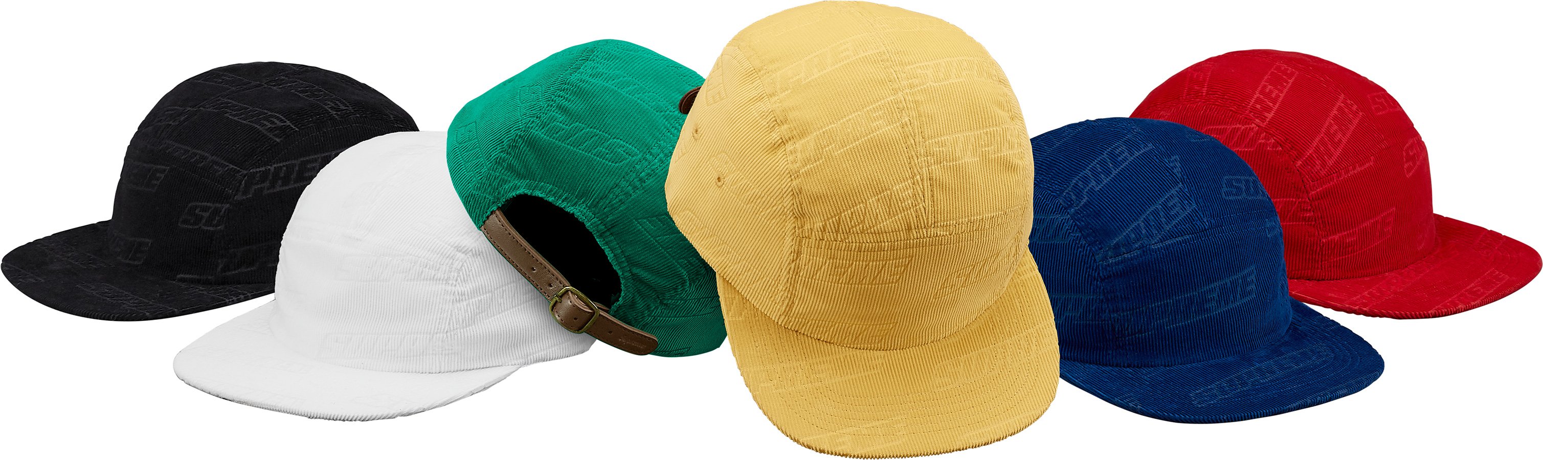 Debossed Corduroy Camp Cap - spring summer 2018 - Supreme