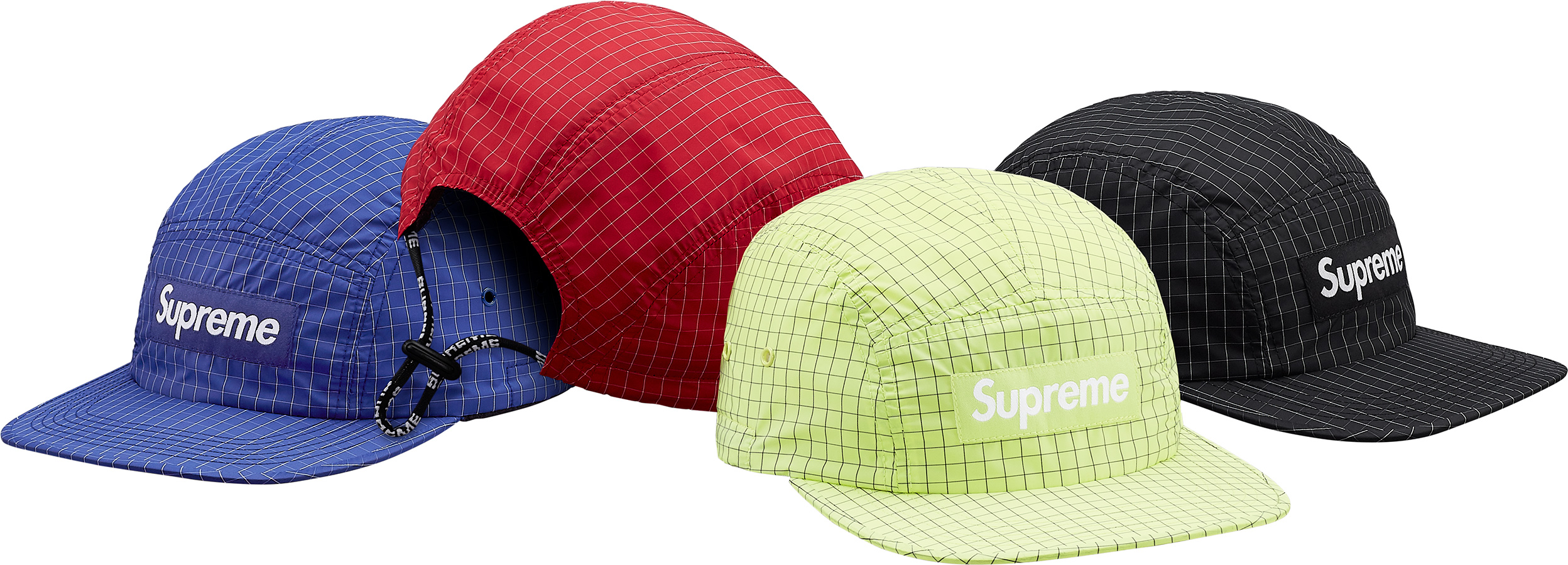 supreme contrast ripstop camp cap
