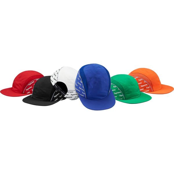 Supreme Diagonal Logo Side Panel Camp Cap for spring summer 18 season