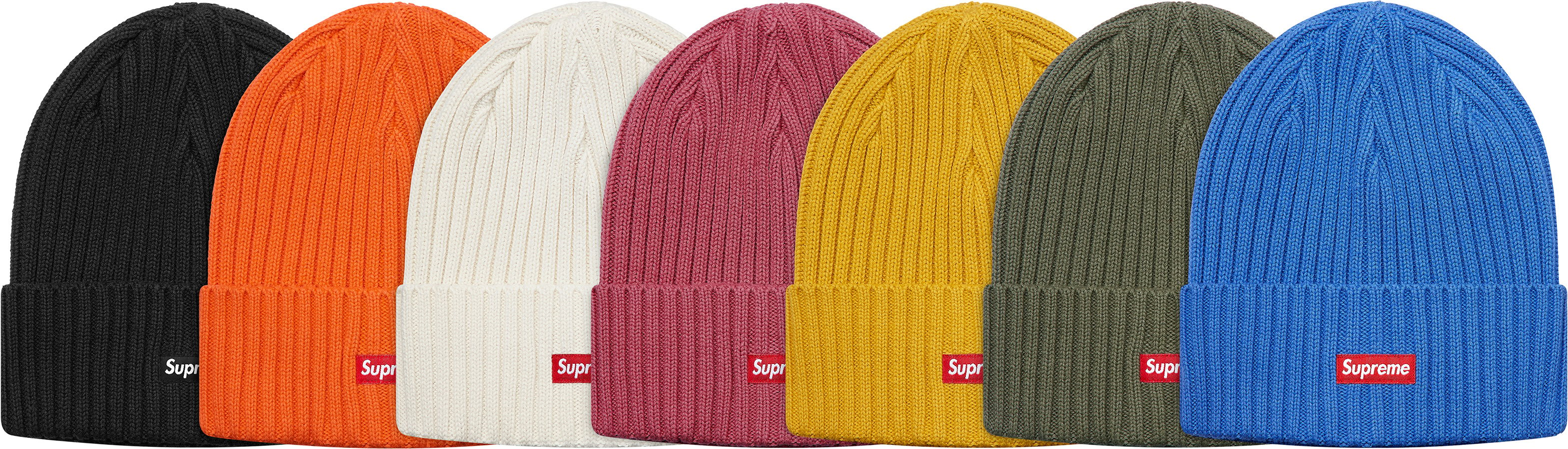 Supreme Overdyed Ribbed Beanie オレンジ 18SS