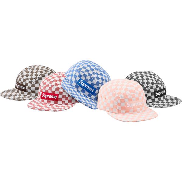 Supreme Checkerboard Camp Cap for spring summer 18 season