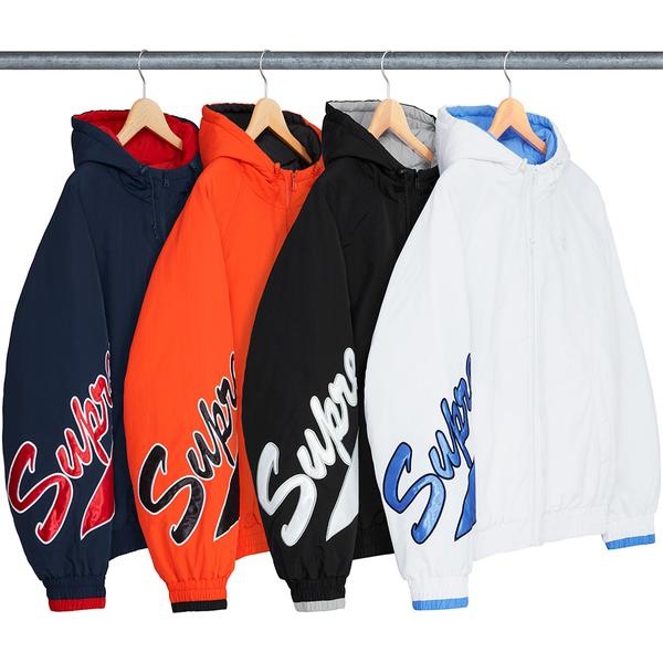 Supreme Sleeve Script Sideline Jacket for spring summer 18 season