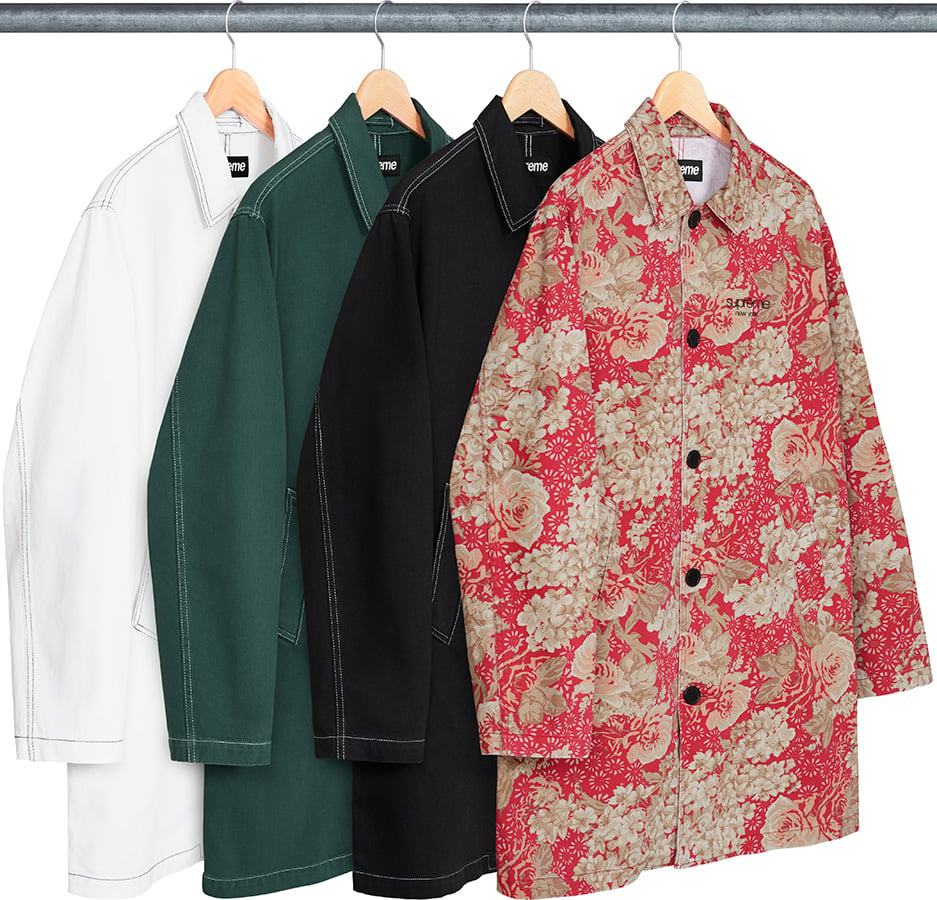 Washed Work Trench Coat - spring summer 2018 - Supreme