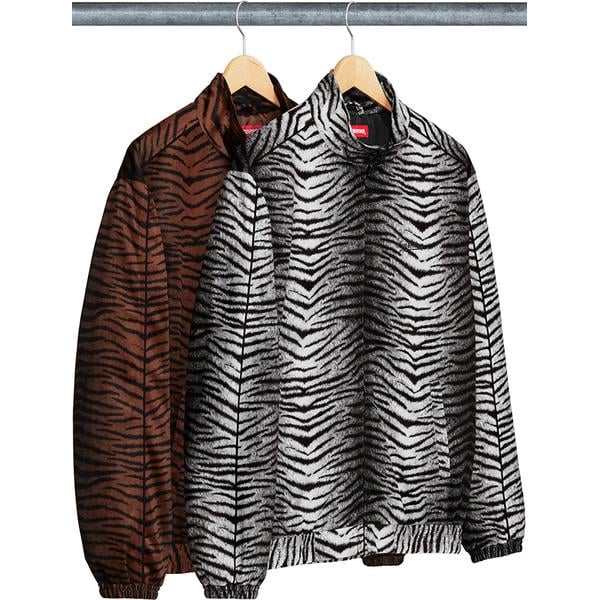 Details on Tiger Stripe Track Jacket from spring summer
                                            2018 (Price is $188)