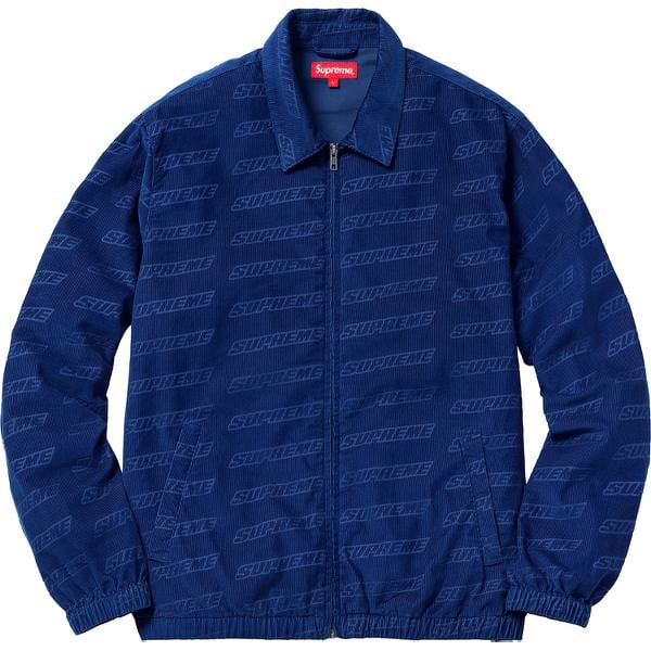 Details on Debossed Logo Corduroy Jacket None from spring summer 2018 (Price is $238)