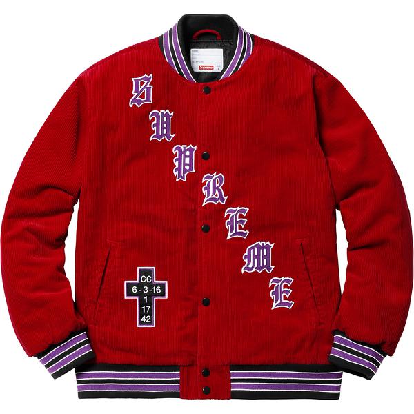 Details on Old English Corduroy Varsity Jacket None from spring summer
                                                    2018 (Price is $198)