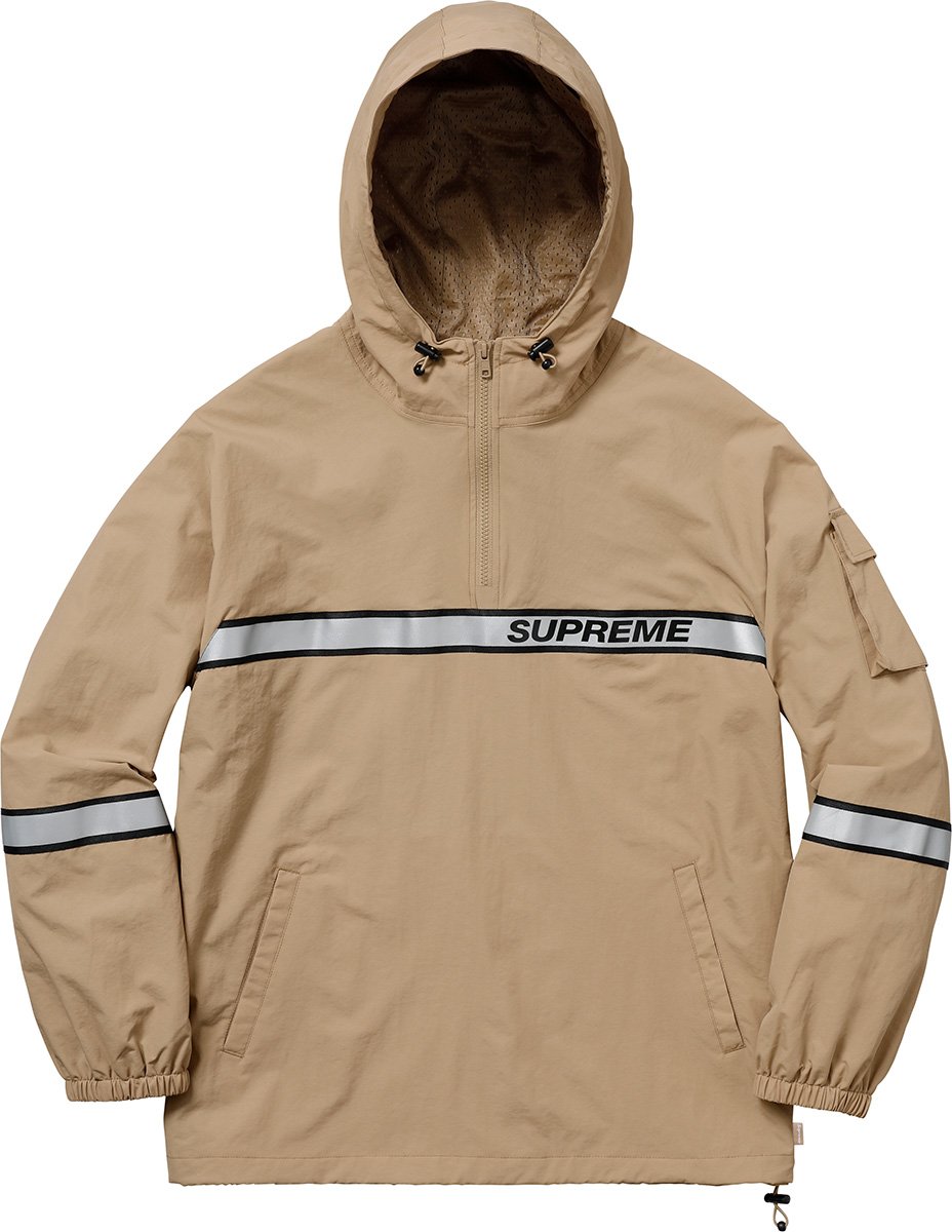 Reflective Taping Hooded Pullover - spring summer 2018 - Supreme