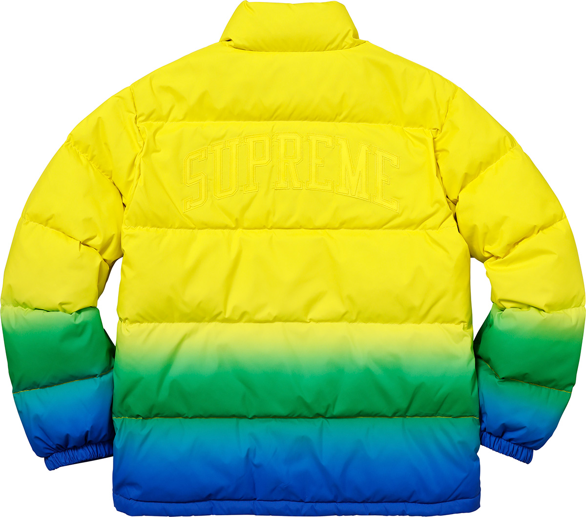 Gradient Puffy Jacket - spring summer 2018 - Supreme