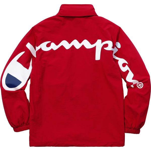 Details on Supreme Champion Track Jacket None from spring summer
                                                    2018 (Price is $188)