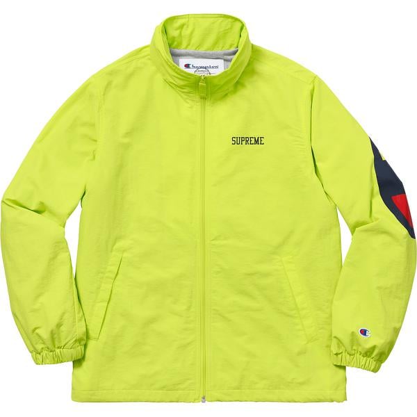 Details on Supreme Champion Track Jacket None from spring summer
                                                    2018 (Price is $188)