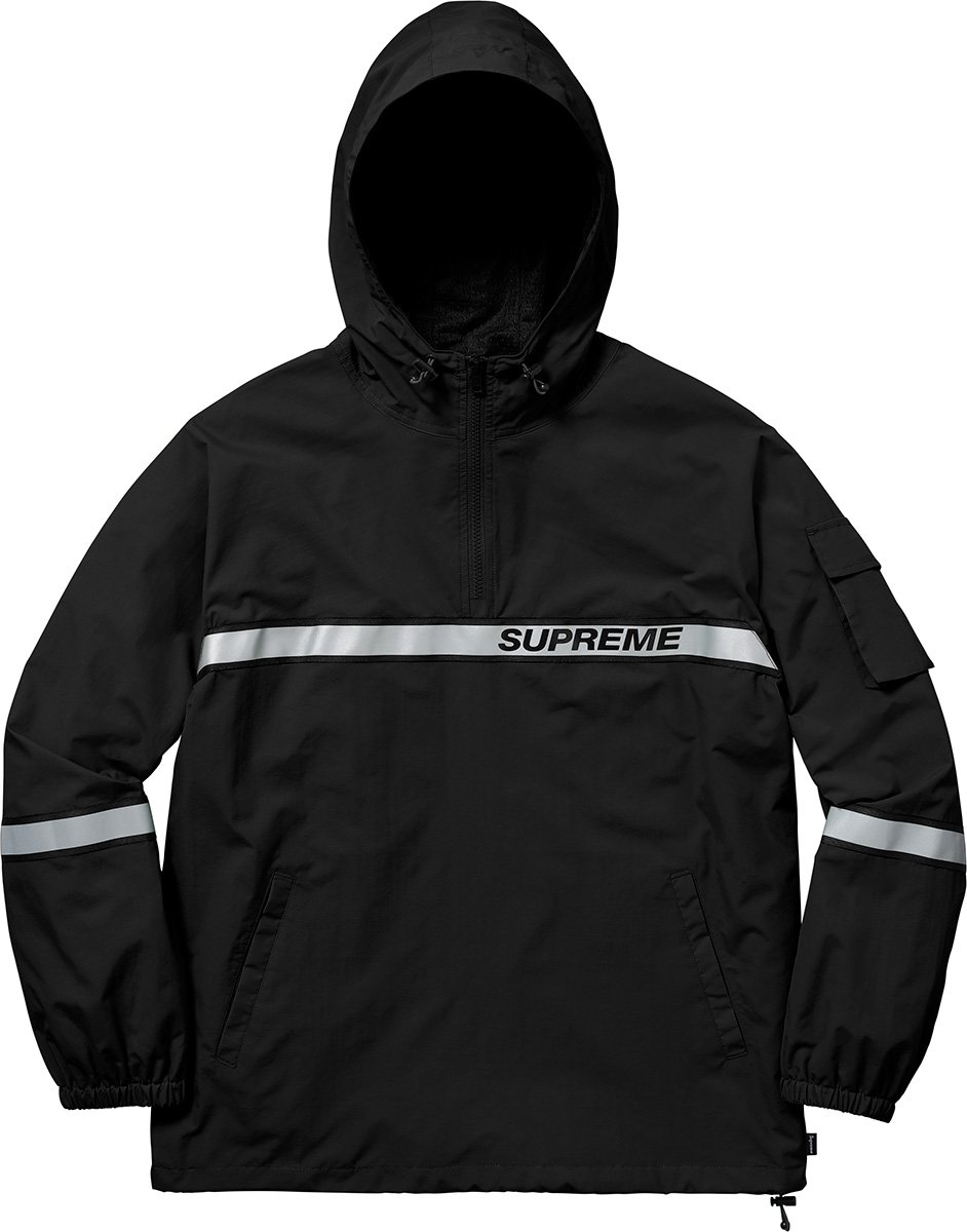 Reflective Taping Hooded Pullover - spring summer 2018 - Supreme