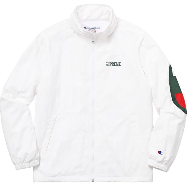 Details on Supreme Champion Track Jacket None from spring summer
                                                    2018 (Price is $188)