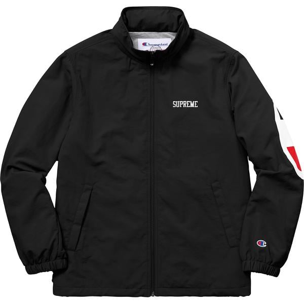 Details on Supreme Champion Track Jacket None from spring summer
                                                    2018 (Price is $188)