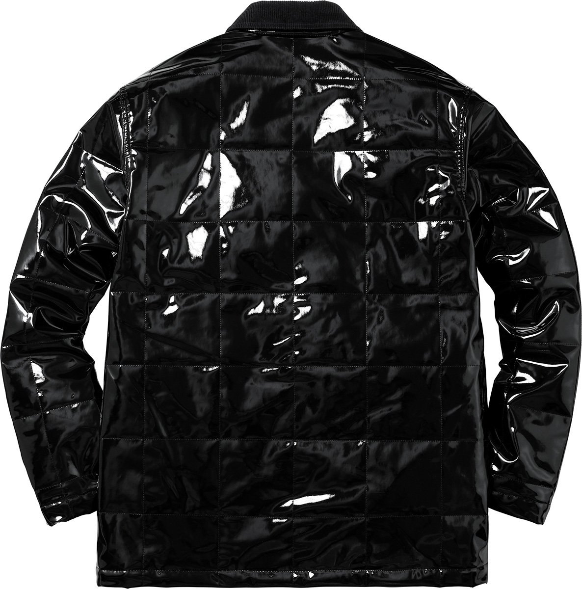 Quilted Patent Vinyl Work Jacket - spring summer 2018 - Supreme