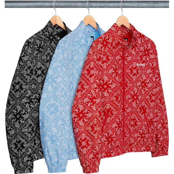 Supreme Bandana Track Jacket for spring summer 18 season