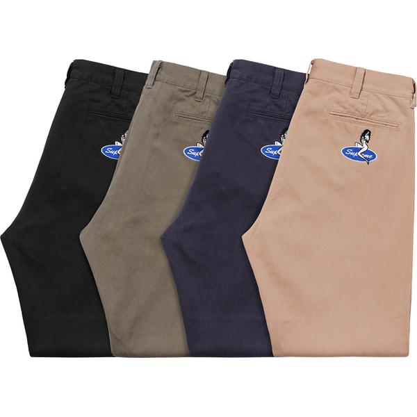 Supreme Pin Up Chino Pant for spring summer 18 season