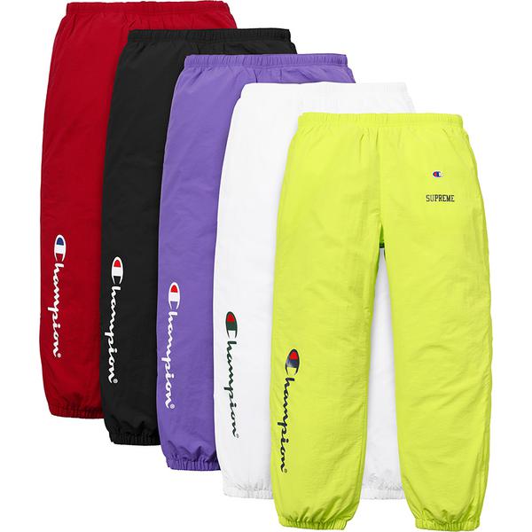 Supreme Supreme Champion Track Pant releasing on Week 5 for spring summer 2018