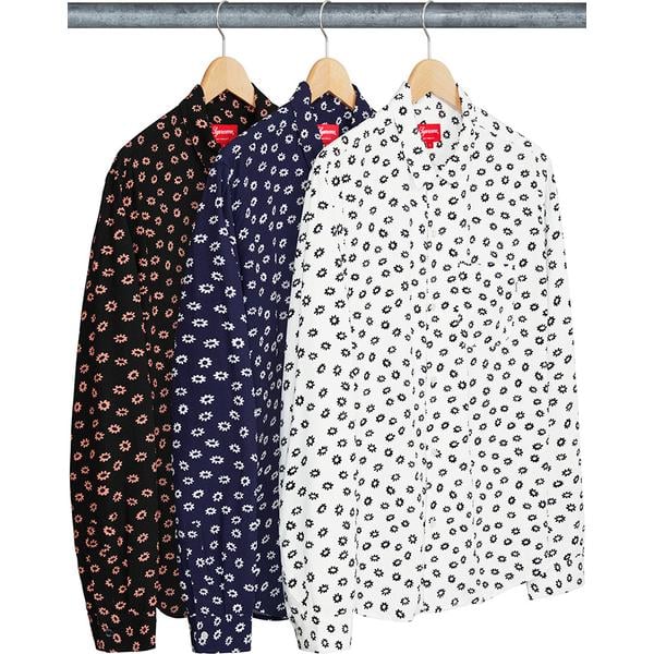 Supreme Flowers L S Rayon Shirt released during spring summer 18 season