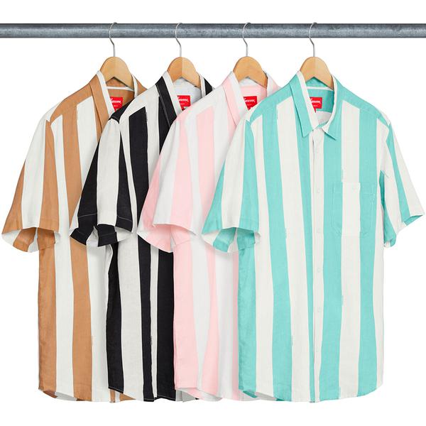 Supreme Wide Stripe Shirt released during spring summer 18 season