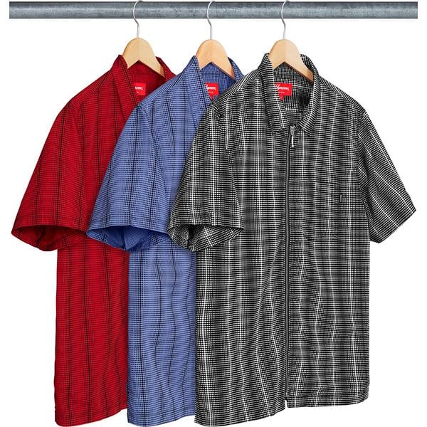 Supreme Dots Zip Up Shirt released during spring summer 18 season