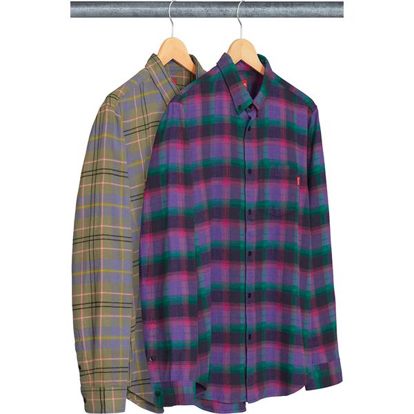 Supreme Tartan Flannel Shirt released during spring summer 18 season
